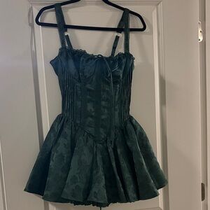 Windsor Green Mini Dress